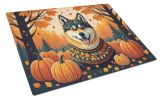 NEW Akita Fall Glass Cutting Board Decorative Tempered Glass Kitchen Cutting and Serving Board Large Size Chopping Board