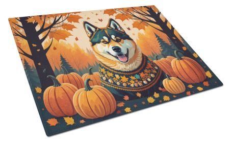 NEW Akita Fall Glass Cutting Board Decorative Tempered Glass Kitchen Cutting and Serving Board Large Size Chopping Board