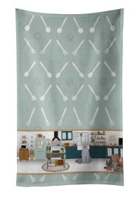 Silver Labrador Retriever in the Kitchen Kitchen Towel Dish Cloths Guest Hand Towel Decorative Bathroom Towel for Face,Tea, Dishcloth