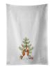 NEW Cavalier King Charles Spaniel Blenheim #1 Christmas Kitchen Towel Set of 2 White Dish Towels Decorative Bathroom Hand towel for Hand, Face, Hair