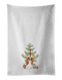 NEW Cavalier King Charles Spaniel Blenheim #1 Christmas Kitchen Towel Set of 2 White Dish Towels Decorative Bathroom Hand towel for Hand, Face, Hair