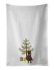 NEW Pit Bull Brindle #1 Christmas Kitchen Towel Set of 2 White Dish Towels Decorative Bathroom Hand towel for Hand, Face, Hair, Yoga, Tea, Dishcloth